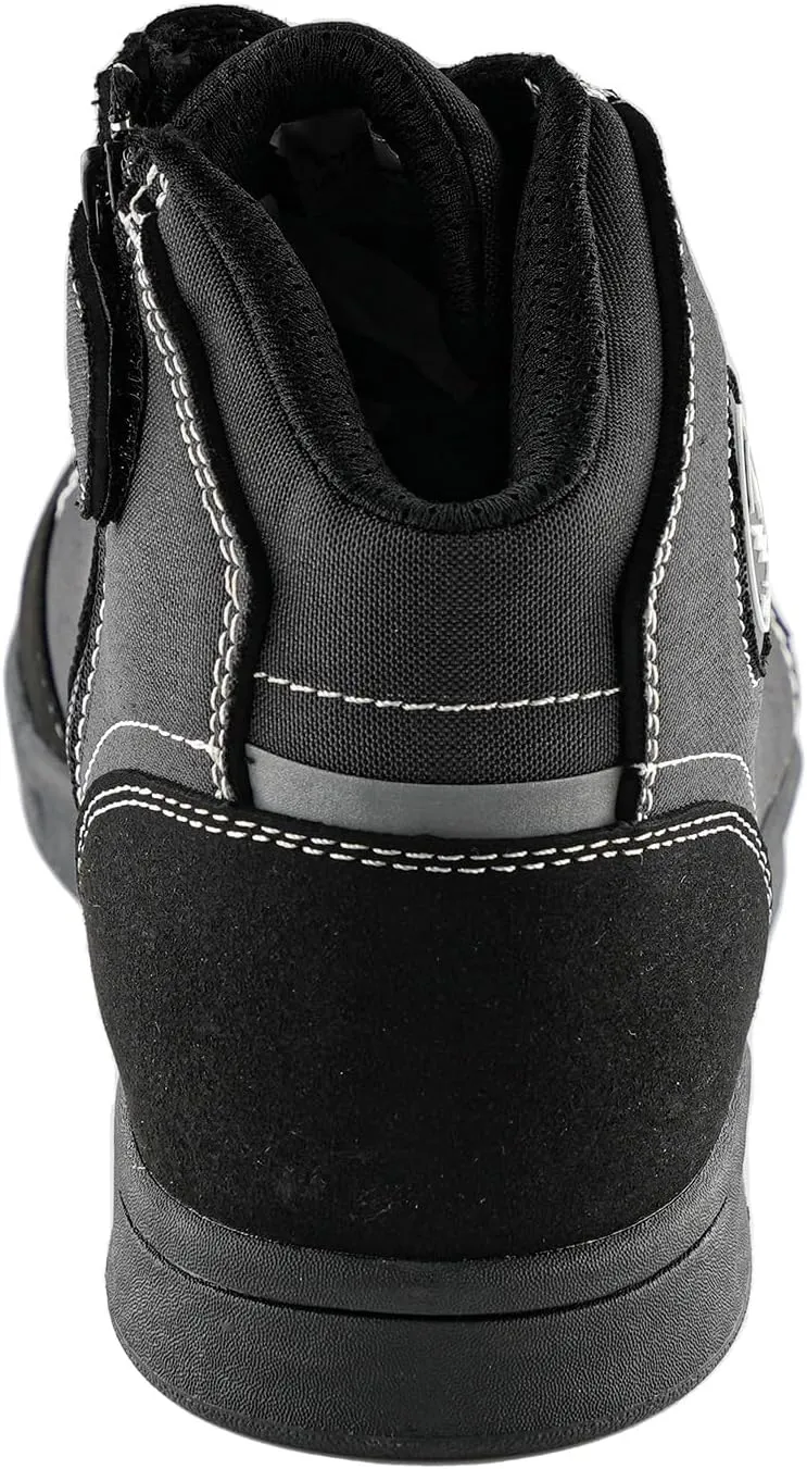 1Storm Men's Motorcycle Boots Rider Racing Black Hiking Trekking Outdoor Boots