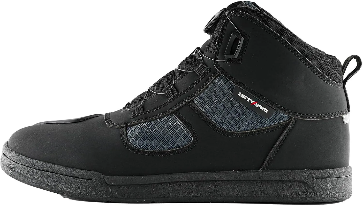 1Storm Men's Motorcycle Boots Rider Racing Black Hiking Trekking Outdoor Boots