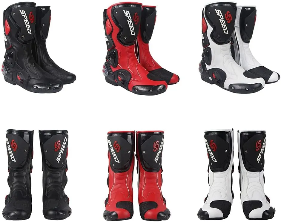 1Storm NEW Men's Motocross Motorcycle Racing Boots Black US 9.5 EU 43 UK 8.5
