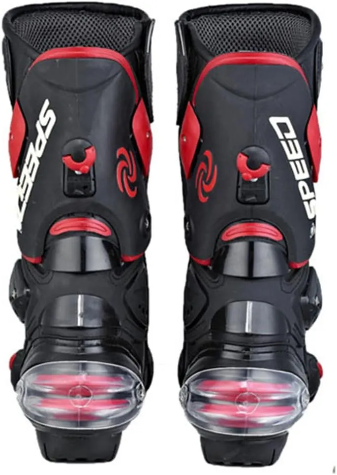 1Storm NEW Men's Motocross Motorcycle Racing Boots Black US 9.5 EU 43 UK 8.5