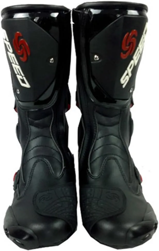 1Storm NEW Men's Motocross Motorcycle Racing Boots Black US 9.5 EU 43 UK 8.5