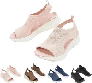 2025 New Women's lightweight breathable mesh sporty sandals, Walking sandals for plantar fasciitis for women, Slippers with Arch Support Orthopedic Sandals for Women