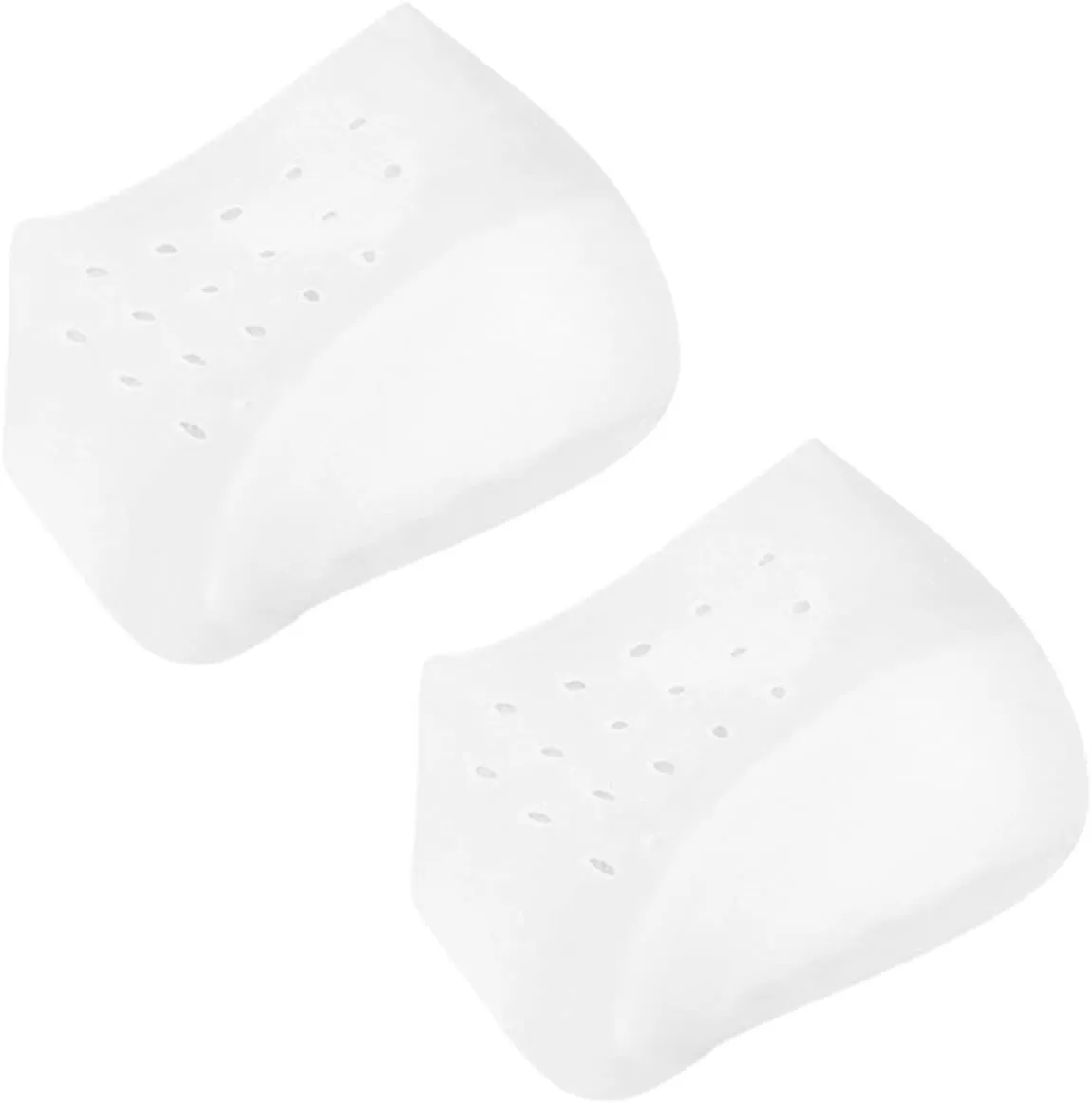 2pcs Height Increase Socks Invisible Silicone Heel Protectors for Men and Women Breathable Design Comfortable Cushion Inserts Suitable for Various Shoe