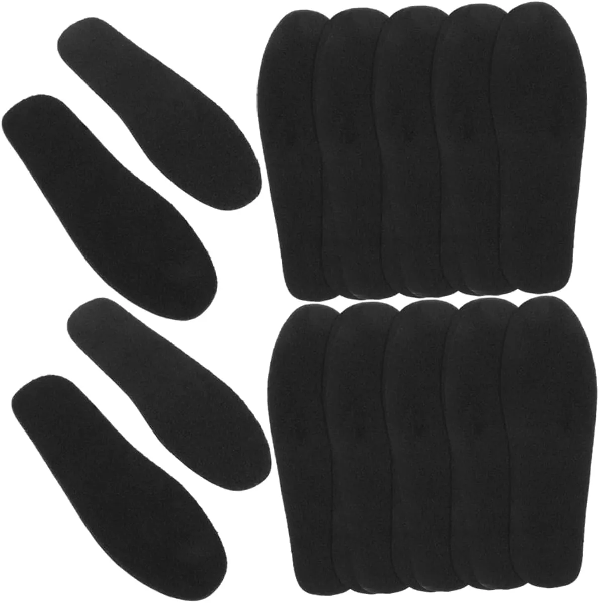 2sets Warm Felt Boot Insoles for Women Men Non-Slip Shoe Inserts Sole Pads for Winter 20pairs*2