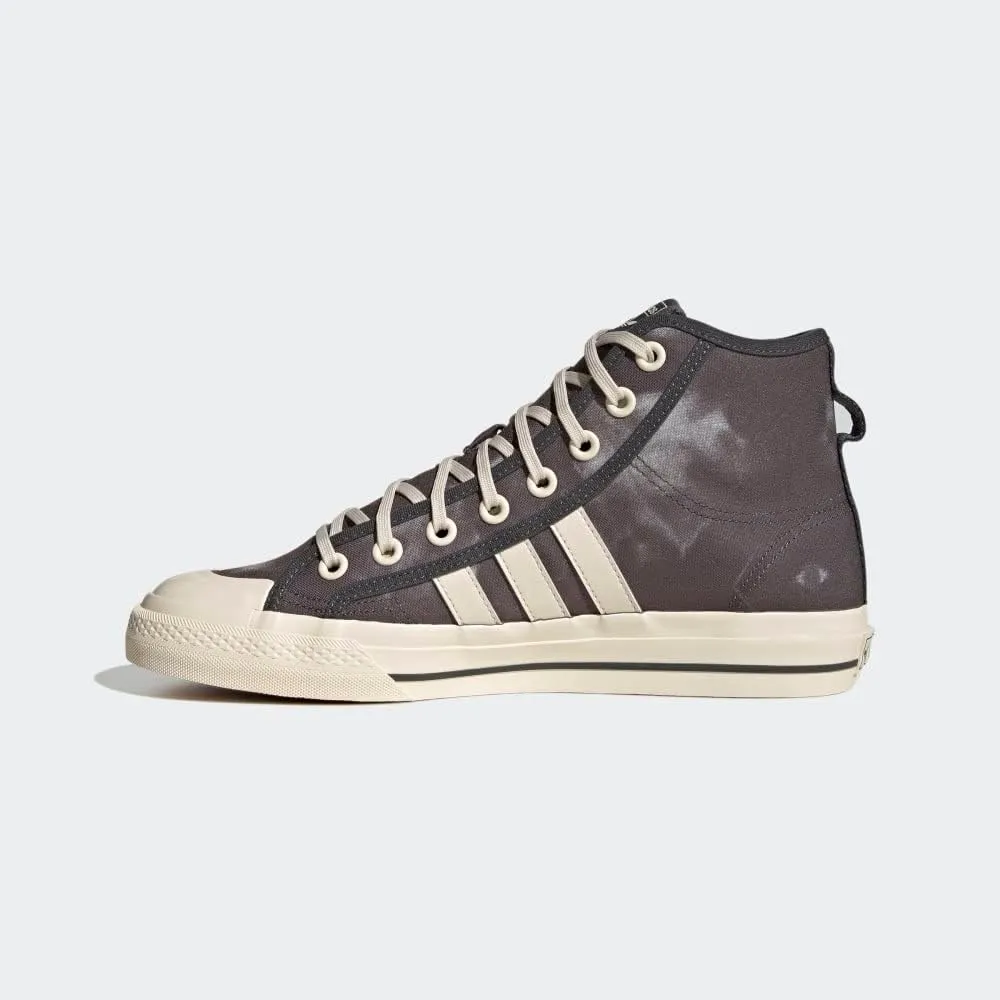 adidas Mens Nizza Hi Rf High Sneakers Shoes Casual - Red