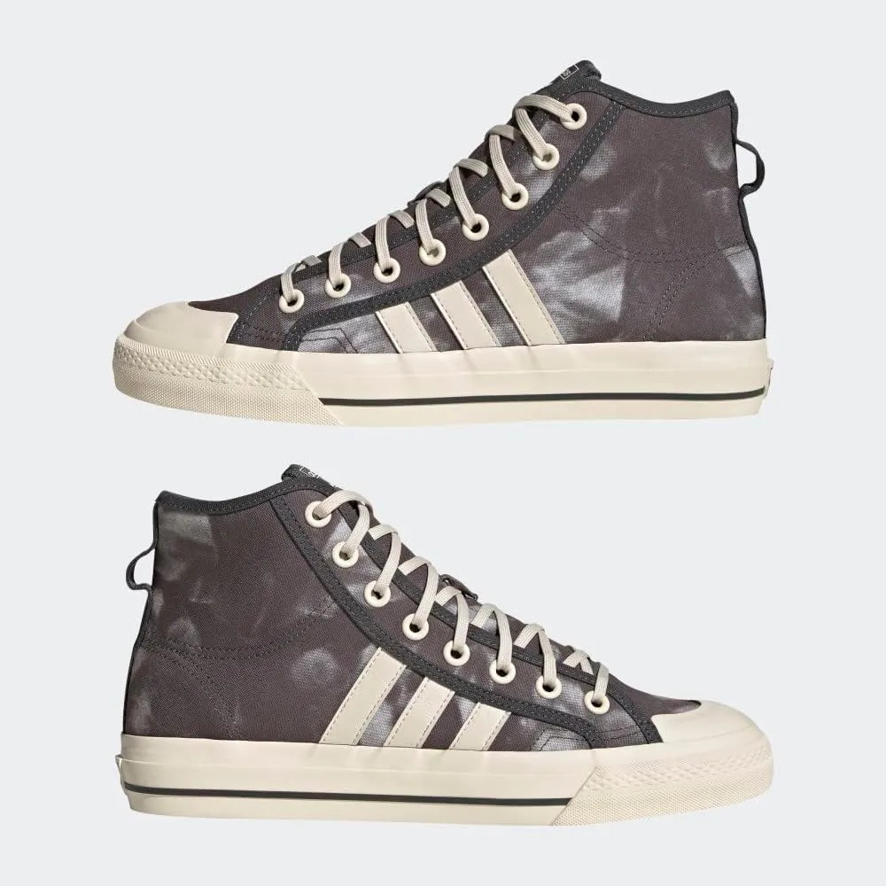 adidas Mens Nizza Hi Rf High Sneakers Shoes Casual - Red