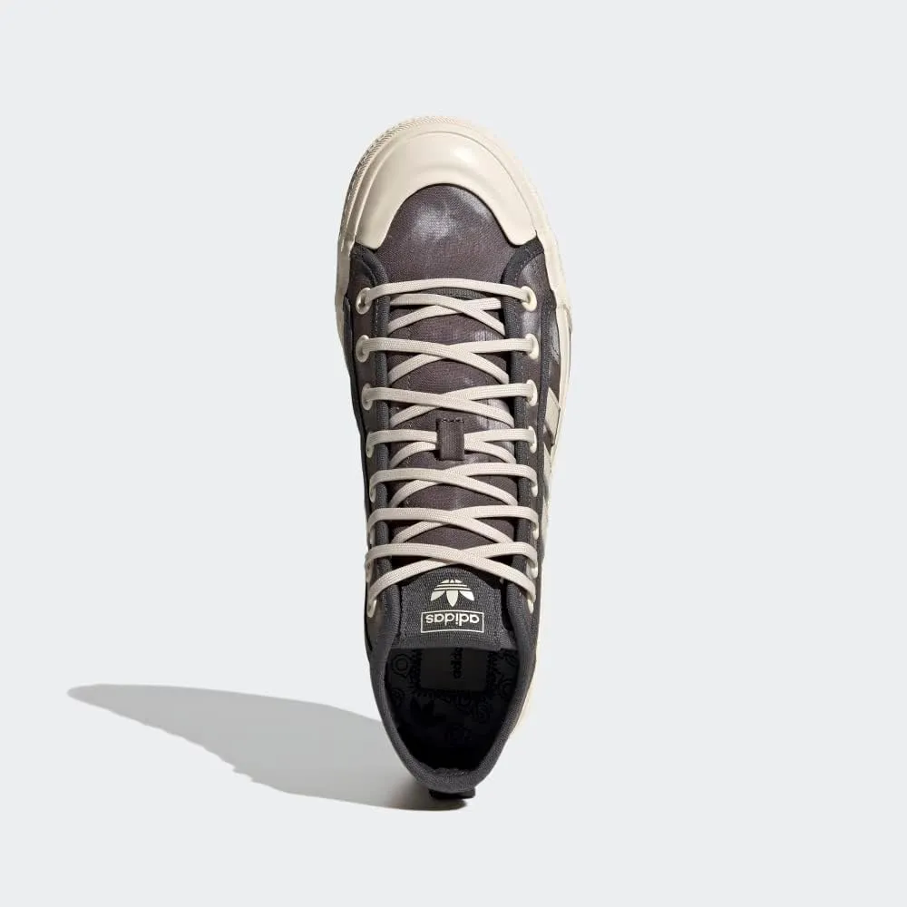 adidas Mens Nizza Hi Rf High Sneakers Shoes Casual - Red