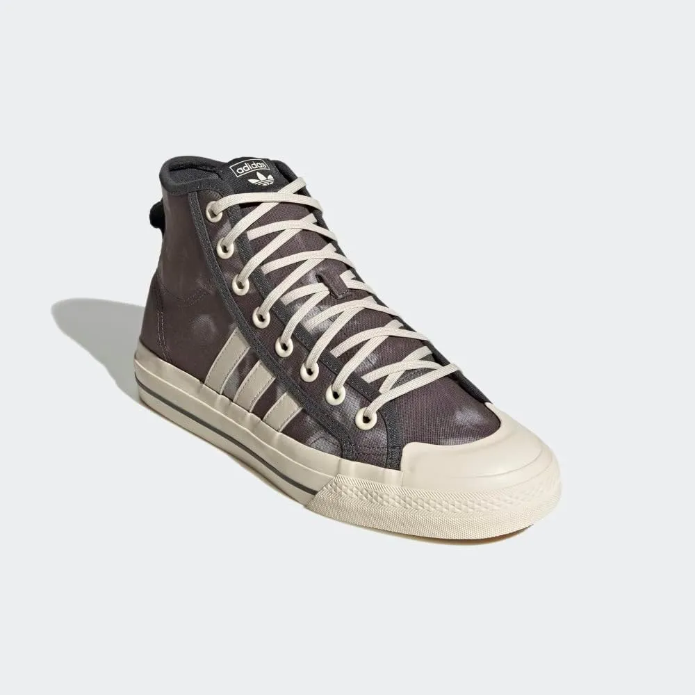adidas Mens Nizza Hi Rf High Sneakers Shoes Casual - Red