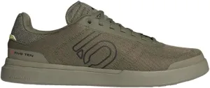 adidas Mens Sleuth DLX Canvas Lace Up Cycling Sneakers Shoes - Green