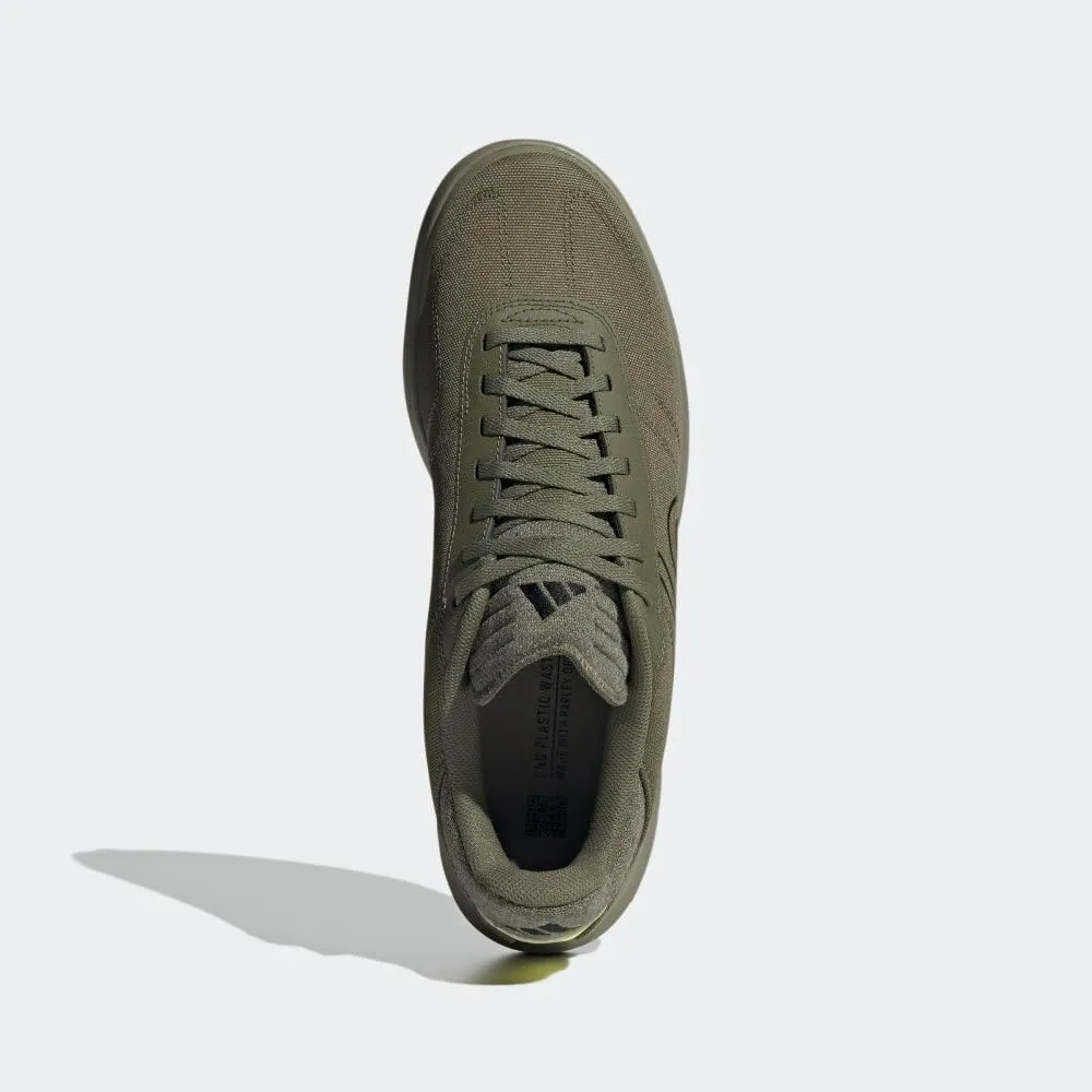 adidas Mens Sleuth DLX Canvas Lace Up Cycling Sneakers Shoes - Green