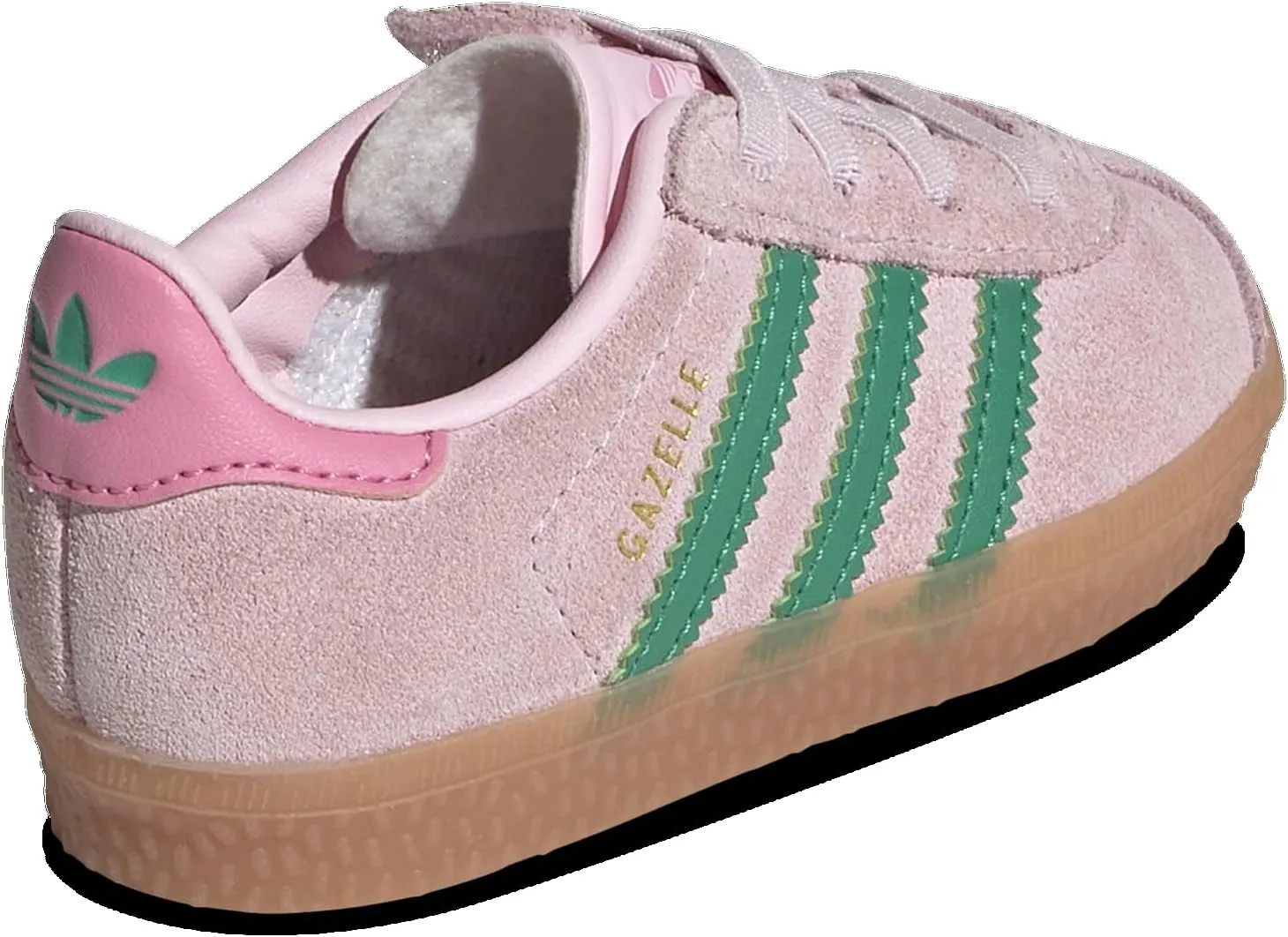 Adidas Orininals Gazelle - Girls' Toddler (JP7138, Clear Pink/Court Green/Gum)