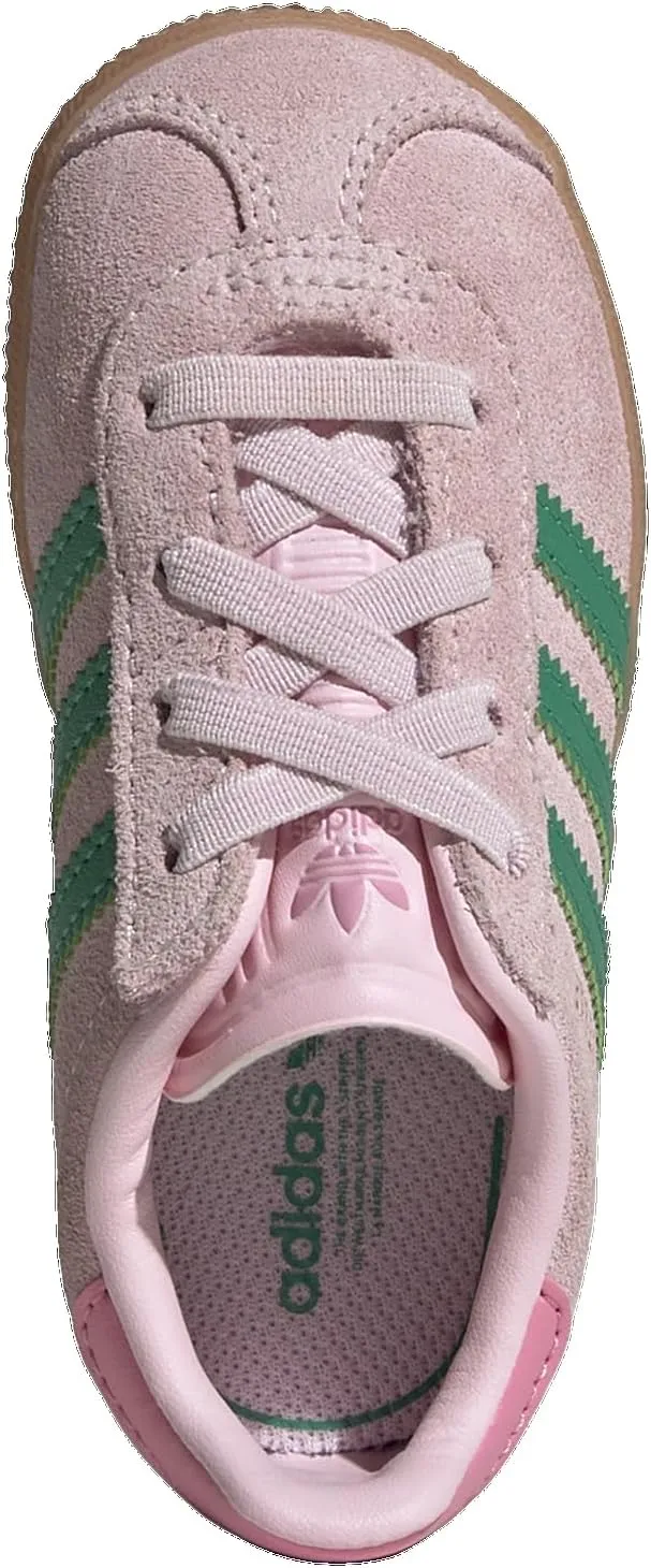 Adidas Orininals Gazelle - Girls' Toddler (JP7138, Clear Pink/Court Green/Gum)