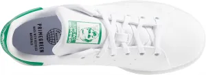 adidas Stan Smith (End Plastic Waste) Sneaker, White/White/Core Green, 4 US Unisex Big Kid