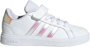adidas Unisex-Child Grand Court 2.0 Elastic Lace Sneaker