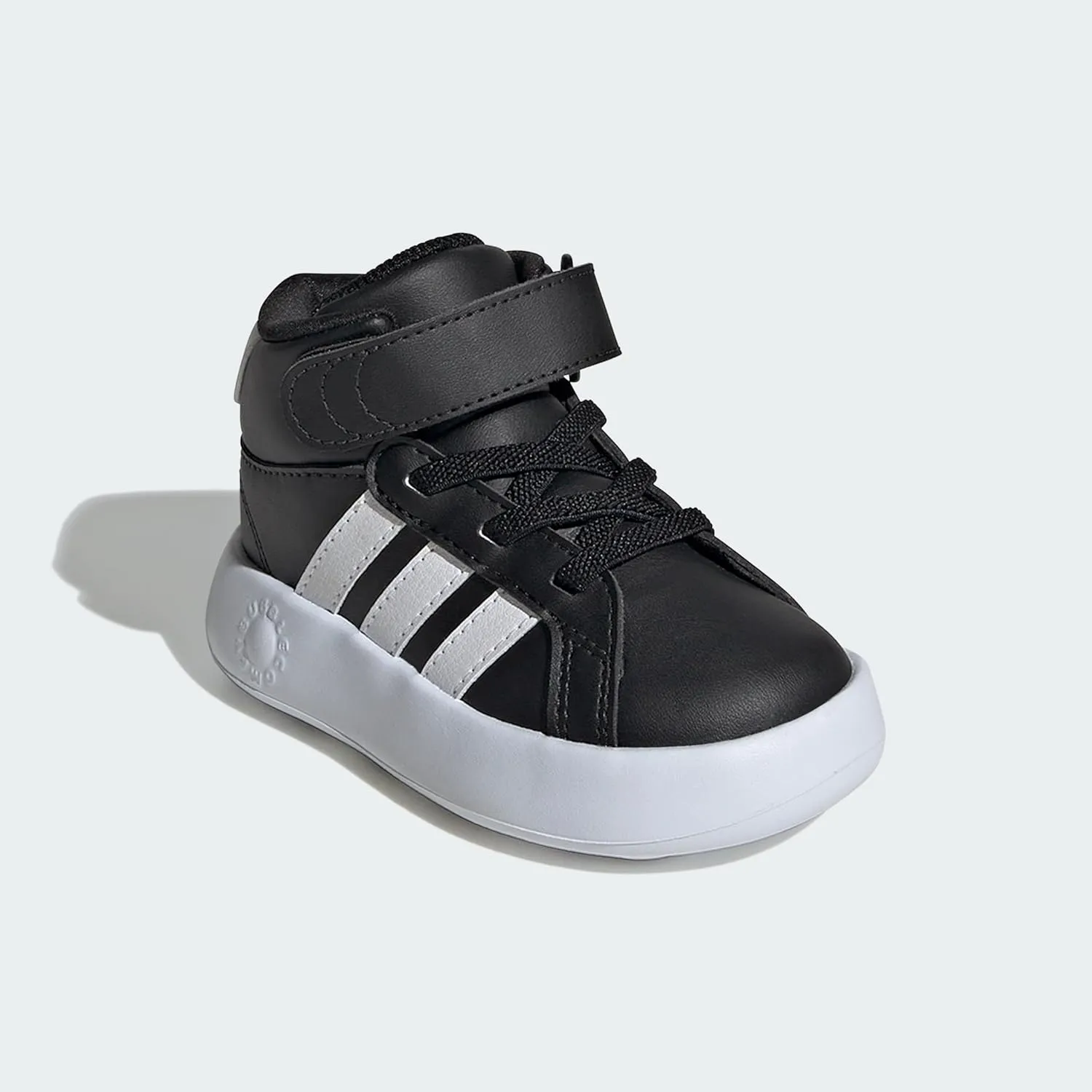 adidas Unisex-Child Grand Court Mid Top Sneaker