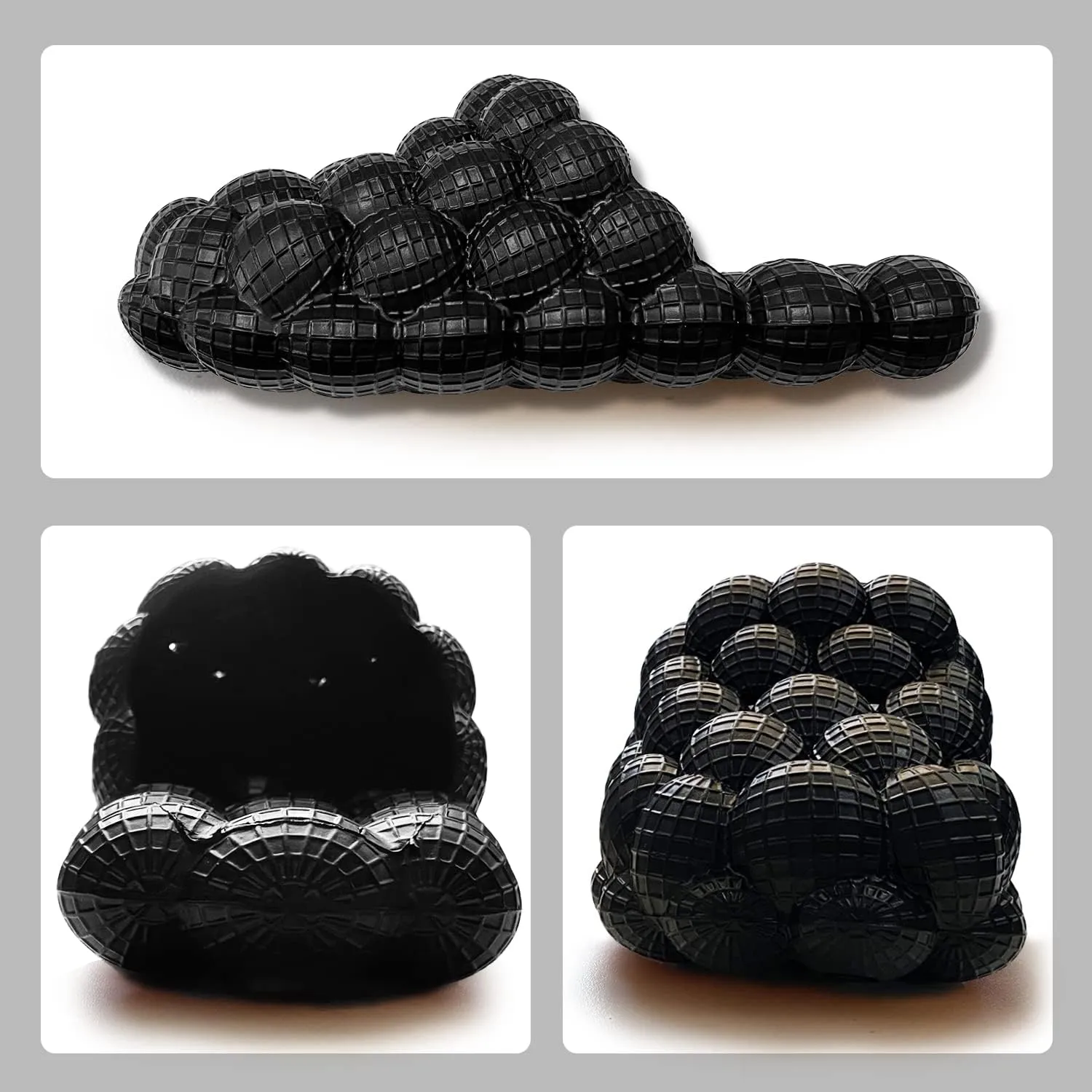 Afellicy Massage Bubble Slides for Women and Men,Funny Golf Spa Slippers Indoor and Outdoor Non-Slip Bath Shower Shoes Bedroom House Gym Basketball Slides Pillow Sandals Breathe Slipper
