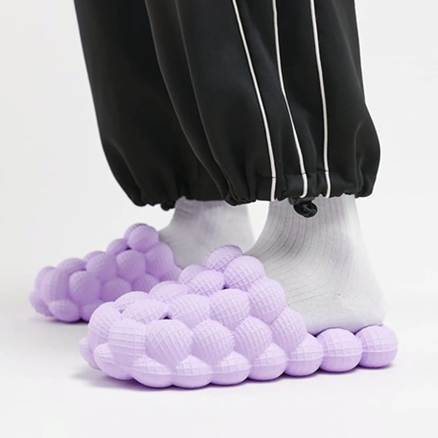 Afellicy Massage Bubble Slides for Women and Men,Funny Golf Spa Slippers Indoor and Outdoor Non-Slip Bath Shower Shoes Bedroom House Gym Basketball Slides Pillow Sandals Breathe Slipper