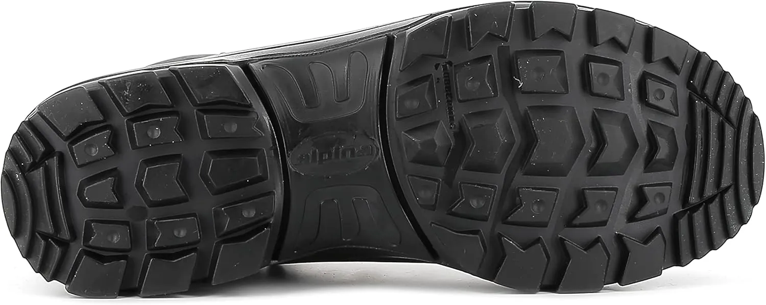 Alpina TUNDRA Premium Men's Lightweight Boots - Waterproof Leather Ankle High Shoes with Breathable Membrane and Slip Resistant Hand Made in Europe