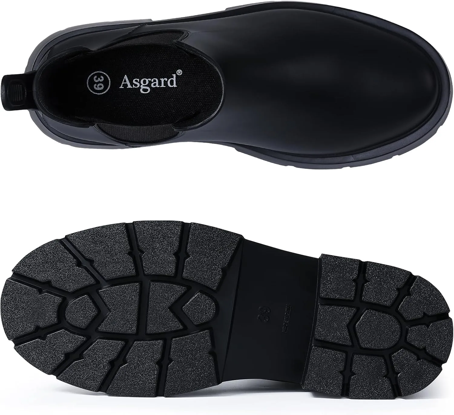 Asgard Women's Ankle Rain Boots Waterproof Chelsea Boots