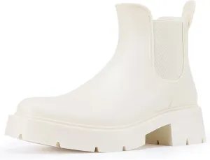 Asgard Women's Ankle Rain Boots Waterproof Chelsea Boots