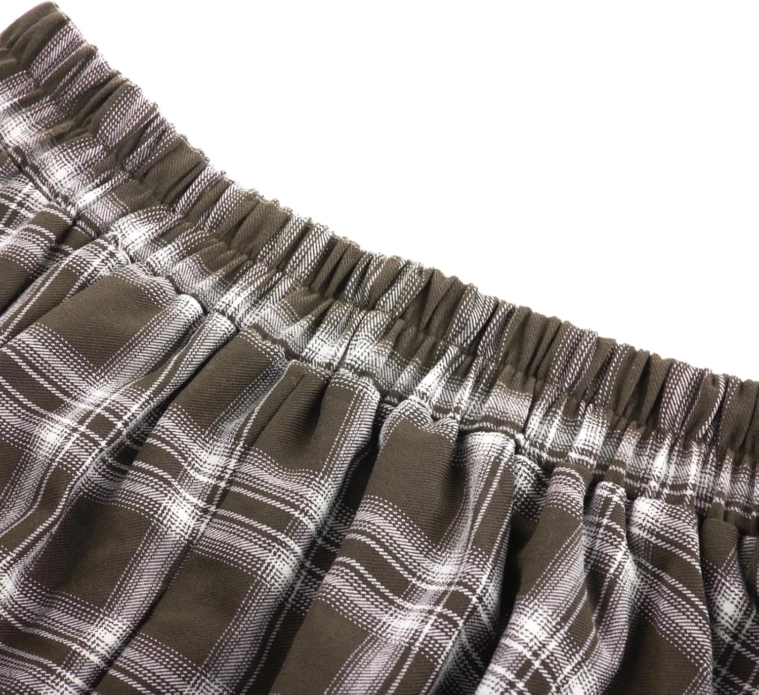 Belle Poque Vintage Plaid Skirt for Women High Waisted Midi A-line Skirts Pleated Skirt with Pockets