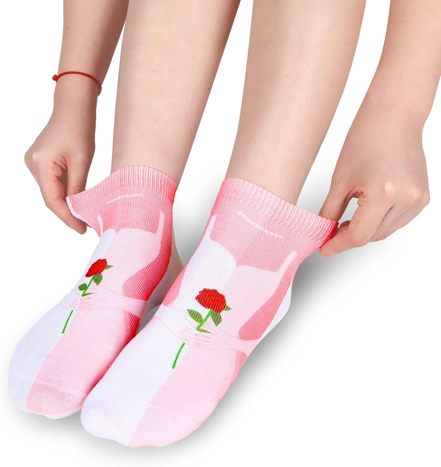 Benefeet Sox Cute Ankle Socks for Girls Funny Sloth Unicorn Llama Socks for Womens Novelty 3D Print Pattern Summer Sock