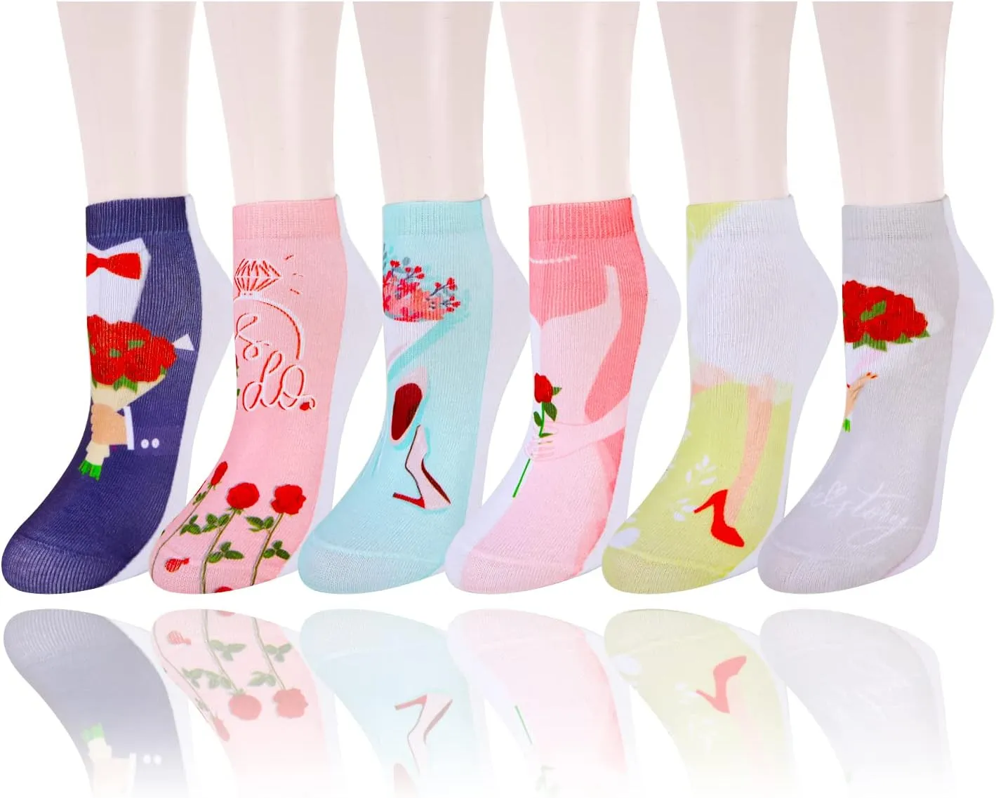 Benefeet Sox Cute Ankle Socks for Girls Funny Sloth Unicorn Llama Socks for Womens Novelty 3D Print Pattern Summer Sock