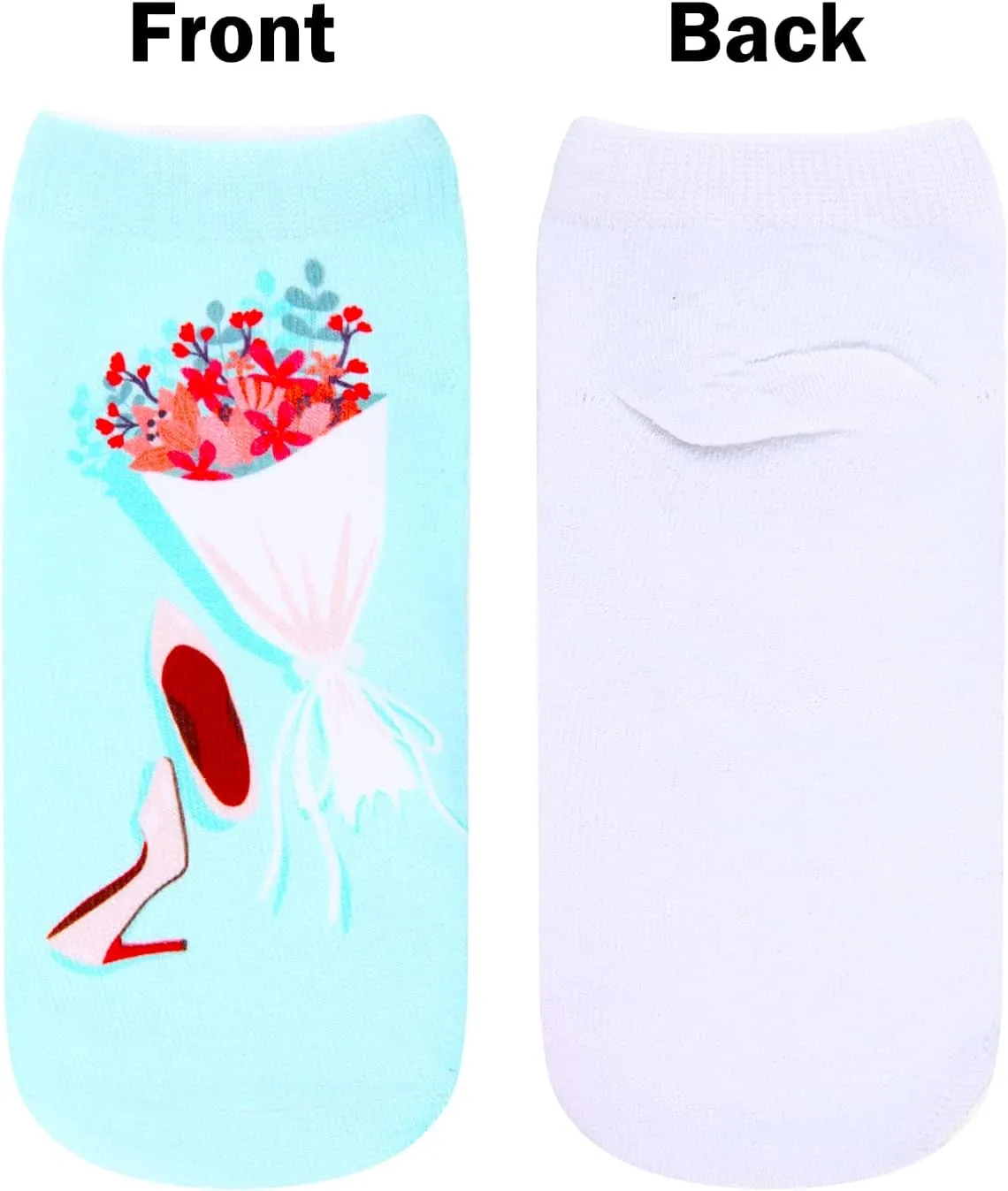 Benefeet Sox Cute Ankle Socks for Girls Funny Sloth Unicorn Llama Socks for Womens Novelty 3D Print Pattern Summer Sock