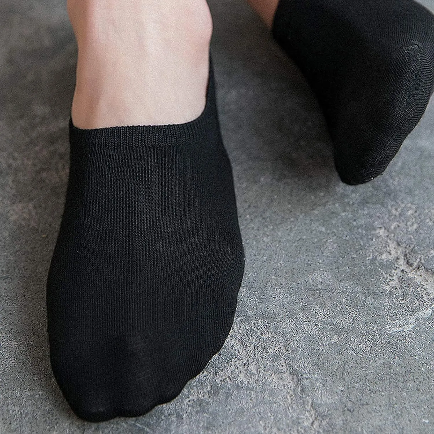 BERING No Show Socks Womens 6 Pairs Low Cut Ankle Footies for Flats Sneaker Slip On Loafer