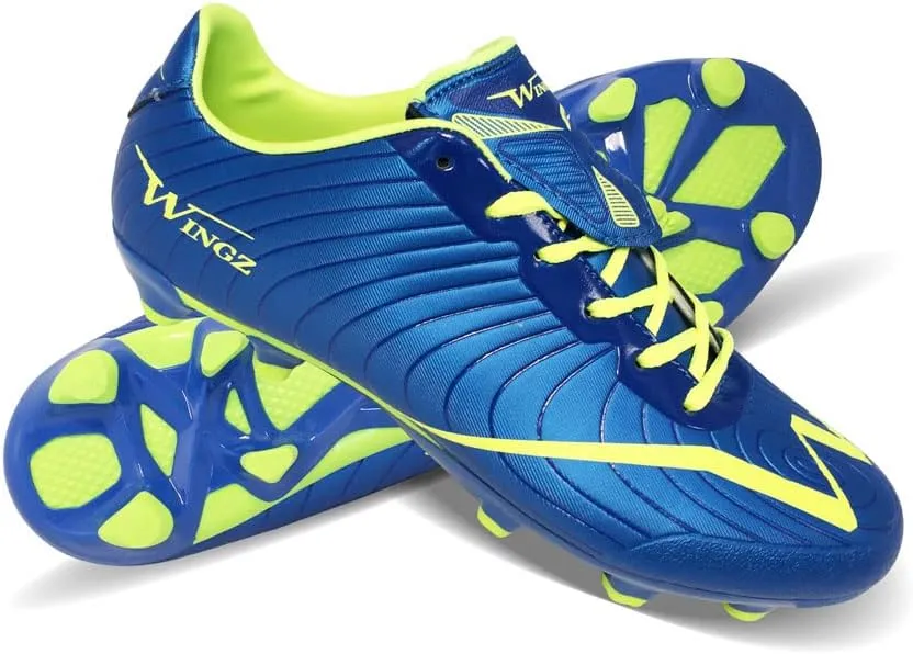 BESTSOCCERBUYS.COM Soccer Shoes Wingz Outdoor Soccer Cleats Boots Excellent Stability & Ball Control