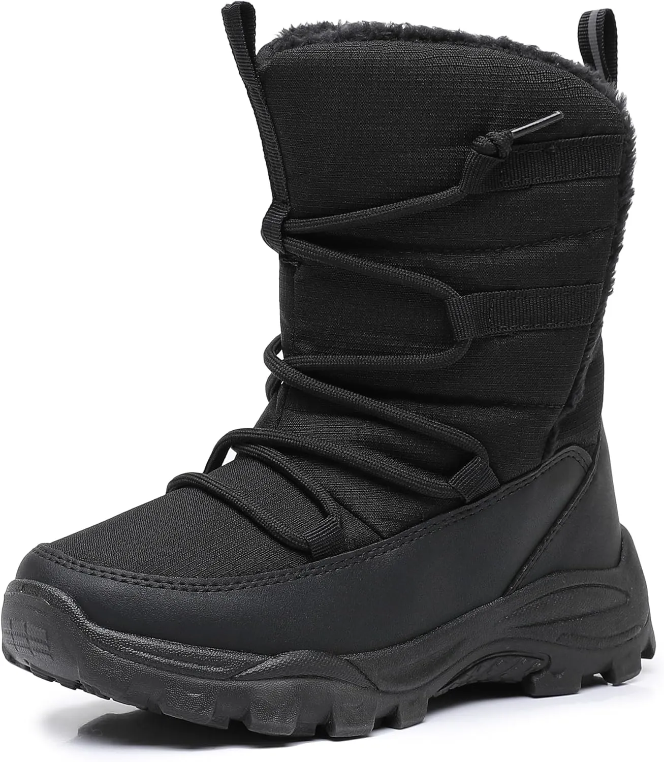 Blikcon Boys Girls Snow Boots Water-Resistant Slip Resistant Warm Winter Shoes (Toddler/Little Kid/Big Kid)