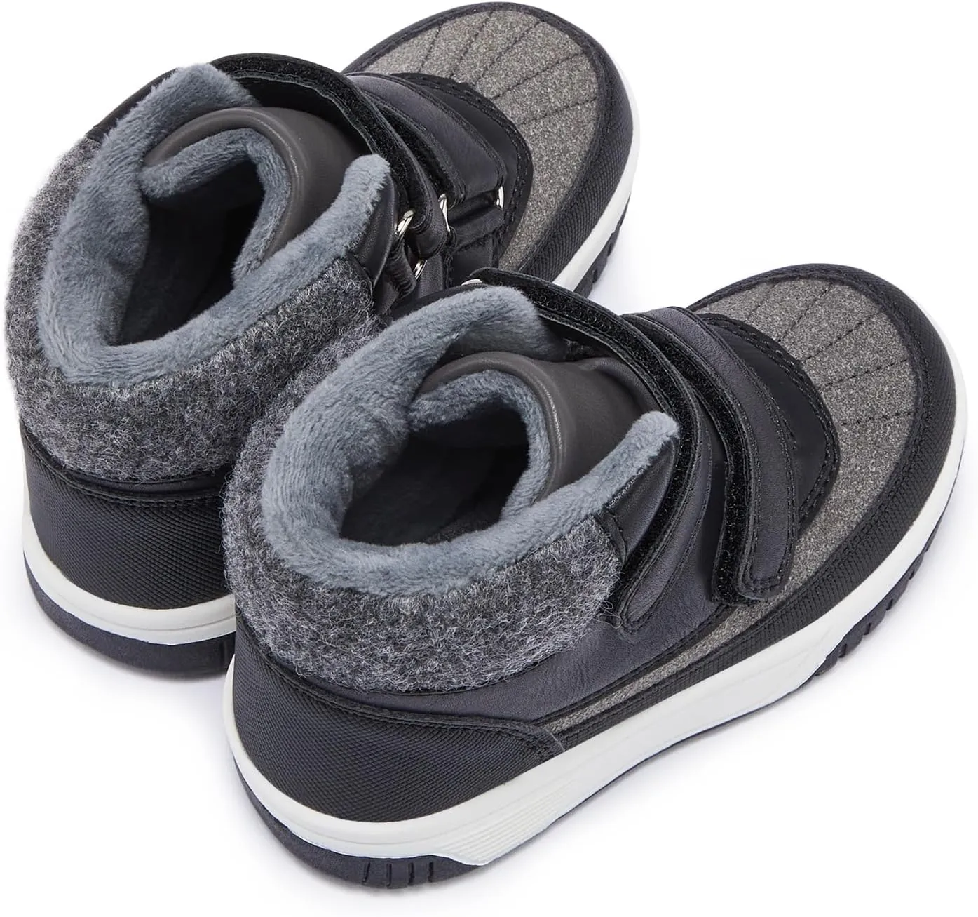 BMCiTYBM Toddler Snow Boots Boys Girls Winter Warm Shoes High Top Outdoor Sneakers for Cold Weather