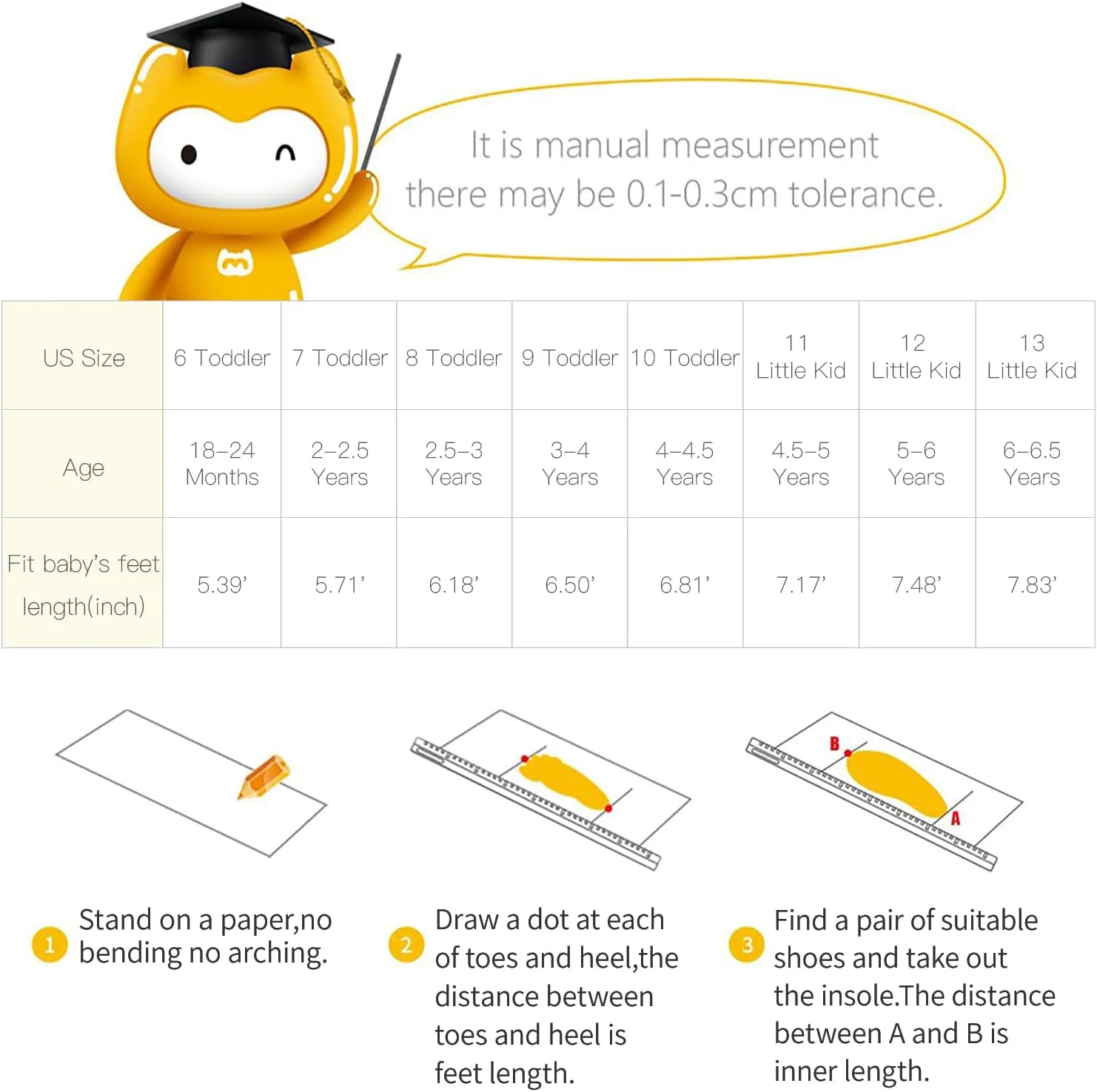 BMCiTYBM Toddler Winter Boots Waterproof Duck Snow Boots Boys Girls High Top Outdoor Warm Shoes for Cold Weather (Toddler/Little Kids)