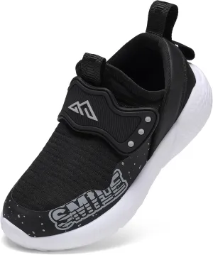 Boys Girls Lightweight Breathable Running Sneakers - Non Slip Athletic Tennis Shoes for Kids - Fashion Sport Walking Cushion Comfortt