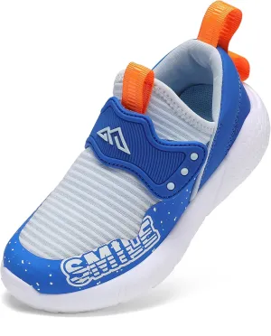 Boys Girls Lightweight Breathable Running Sneakers - Non Slip Athletic Tennis Shoes for Kids - Fashion Sport Walking Cushion Comfortt