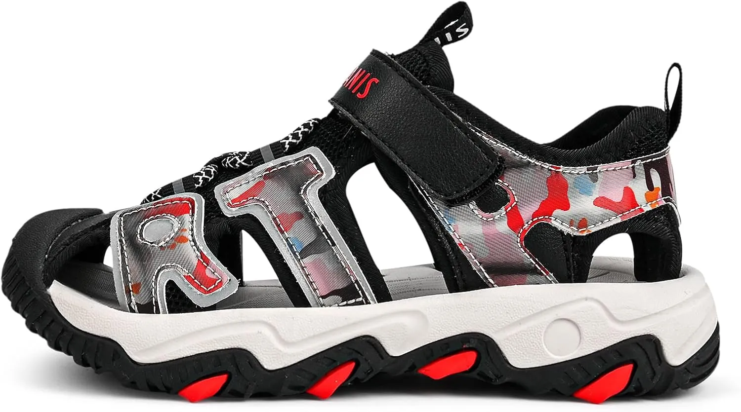 Boys Girls Sandals Camouflage Kids Sports Sandals Closed Toe Athletic Hiking Outdoor Water Shoes