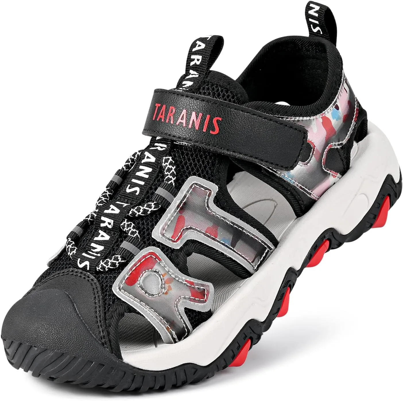 Boys Girls Sandals Camouflage Kids Sports Sandals Closed Toe Athletic Hiking Outdoor Water Shoes