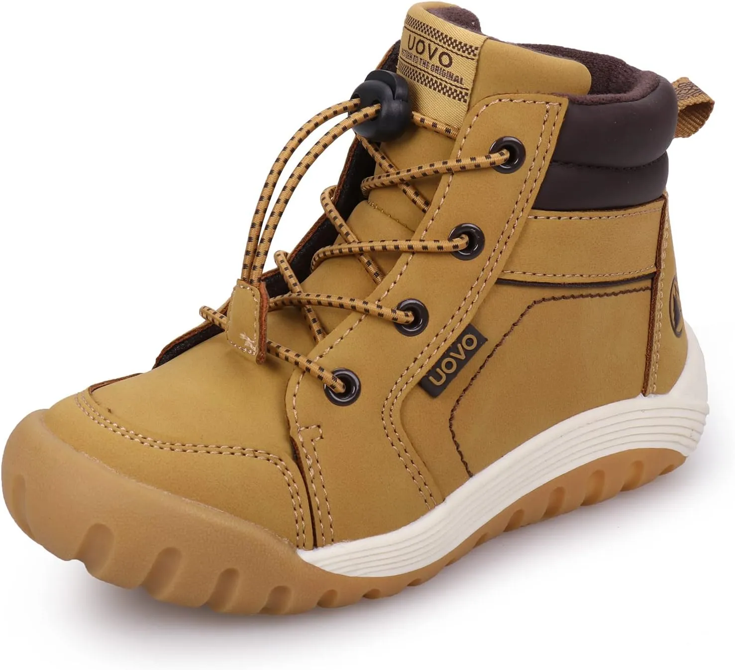 Boys Snow Fashion Boots Winter Waterproof Slip Resistant Fur Lined Outdoor Ankle Walking Sports Shoes (Toddler/Little Kid/Big Kid)