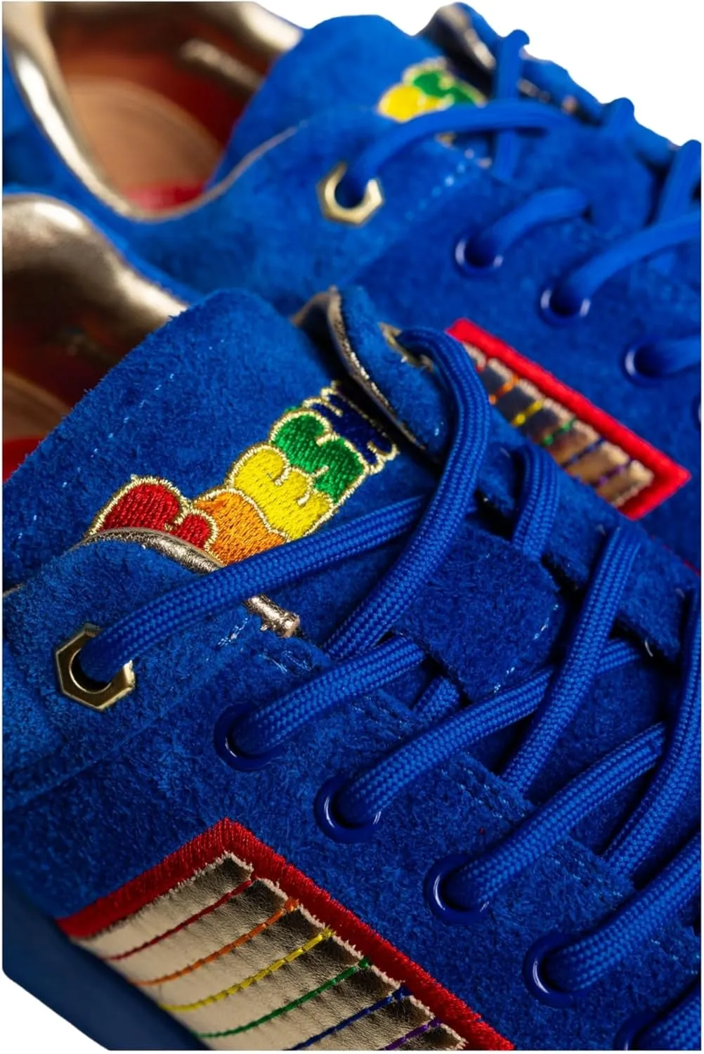 Brites, Fashion Sneakers. Mens and Womens Comfortable Trendy Sneakers with Climate-Control Insole and Rainbow Design