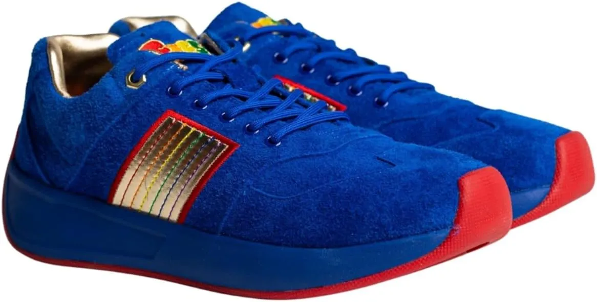 Brites, Fashion Sneakers. Mens and Womens Comfortable Trendy Sneakers with Climate-Control Insole and Rainbow Design