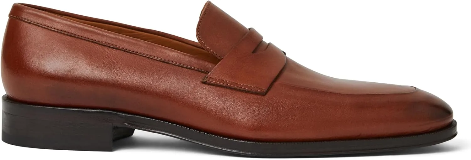 Bruno Magli Men's Maioco Penny Loafers Slip-On, Luxurious Leather Shoes