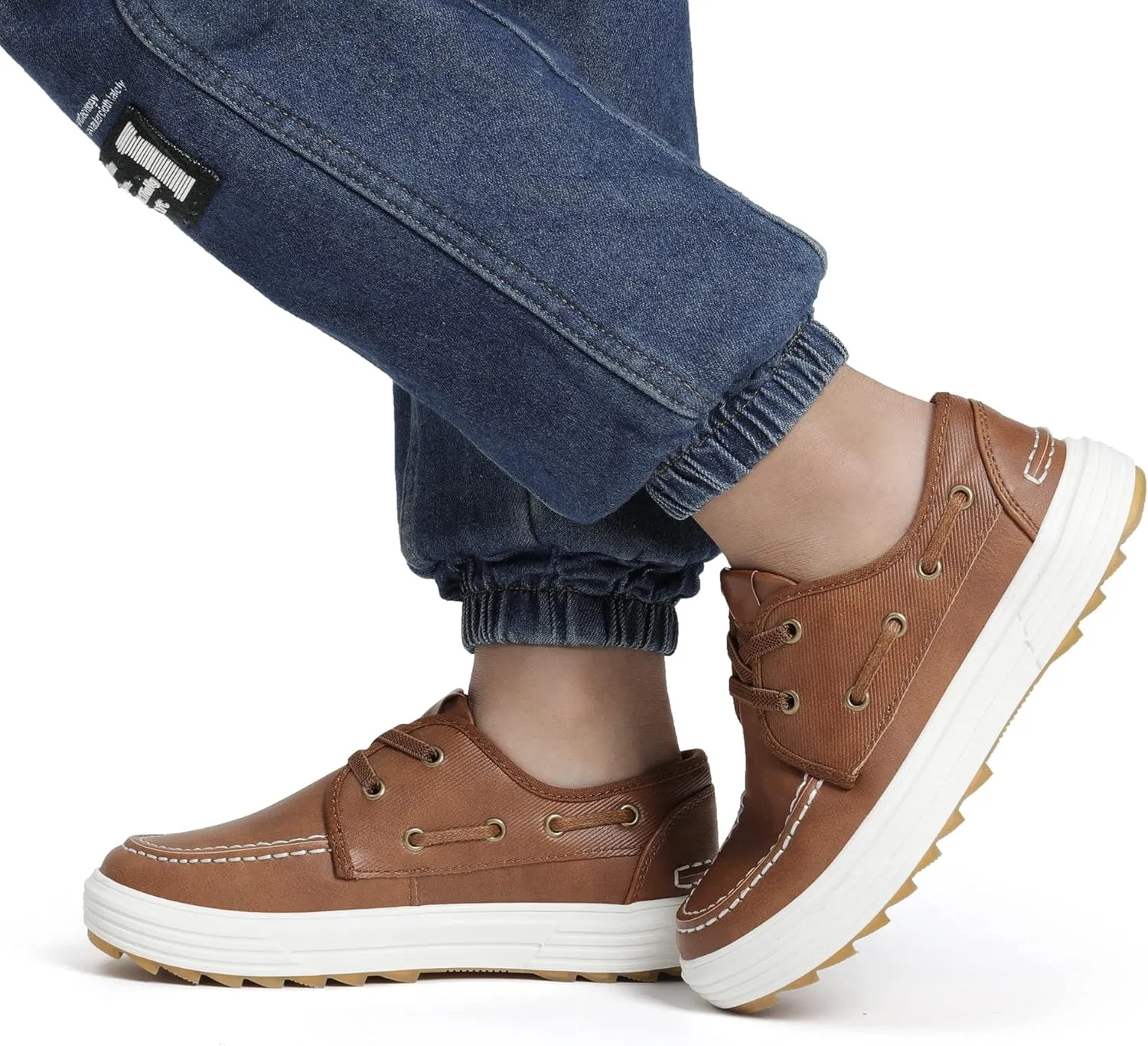 Bruno Marc Boy's Boat Shoes Slip on Loafers Dress Casual School Shoes