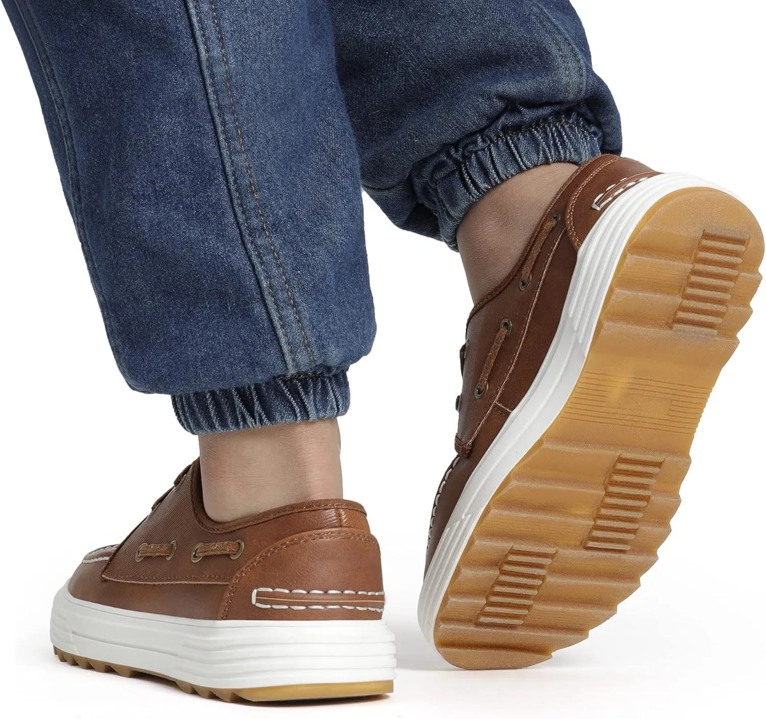 Bruno Marc Boy's Boat Shoes Slip on Loafers Dress Casual School Shoes