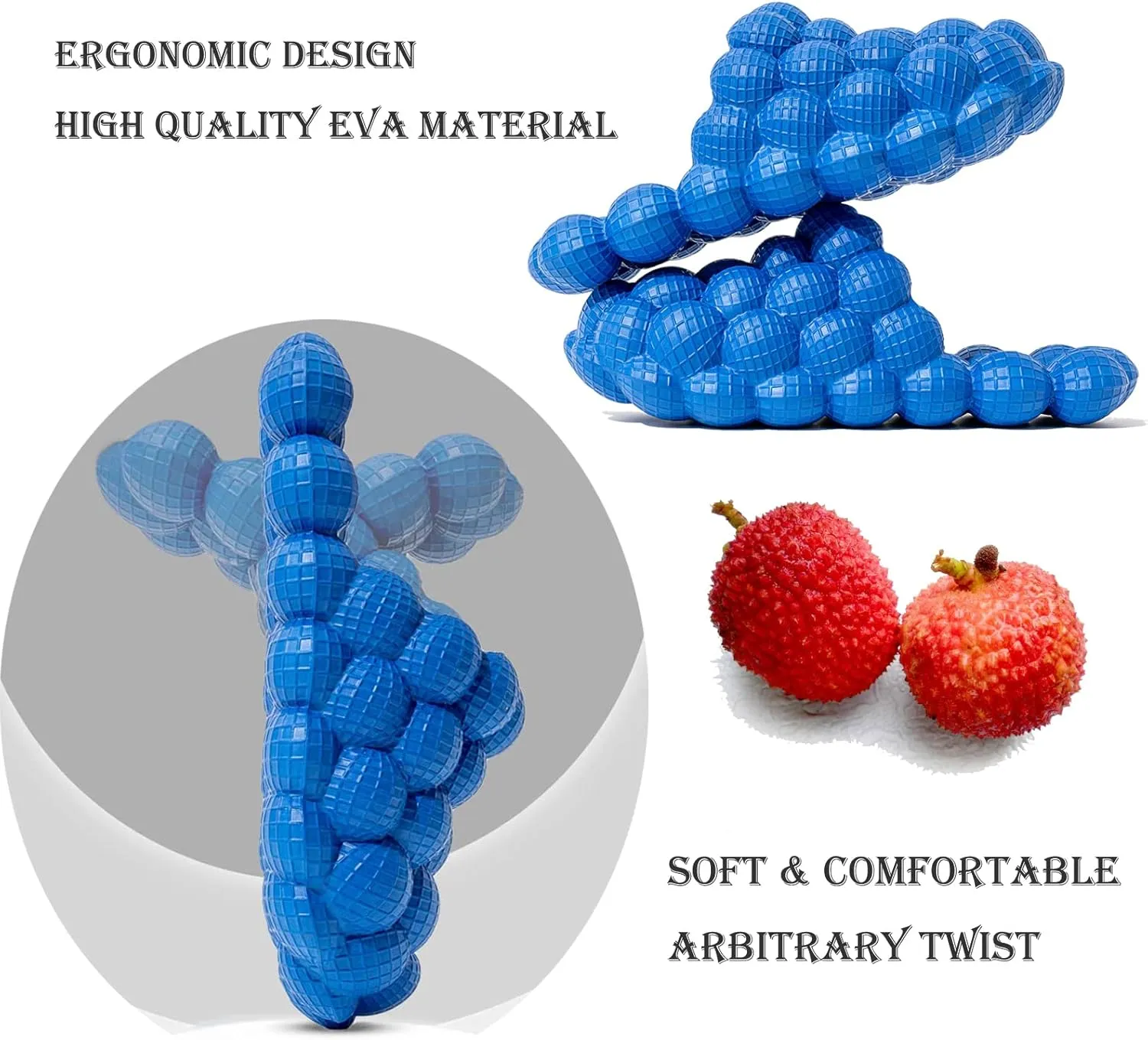 Bubble Slippers for Women Men, Funny Massage Golf Ball Slides, Cloud Cushion Thick Sole Spa, Non-slip Stress Relief Reflexology Sandals, Shower Bedroom