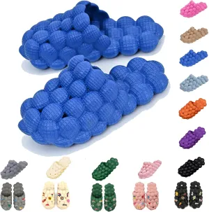 Bubble Slippers for Women Men, Funny Massage Golf Ball Slides, Cloud Cushion Thick Sole Spa, Non-slip Stress Relief Reflexology Sandals, Shower Bedroom