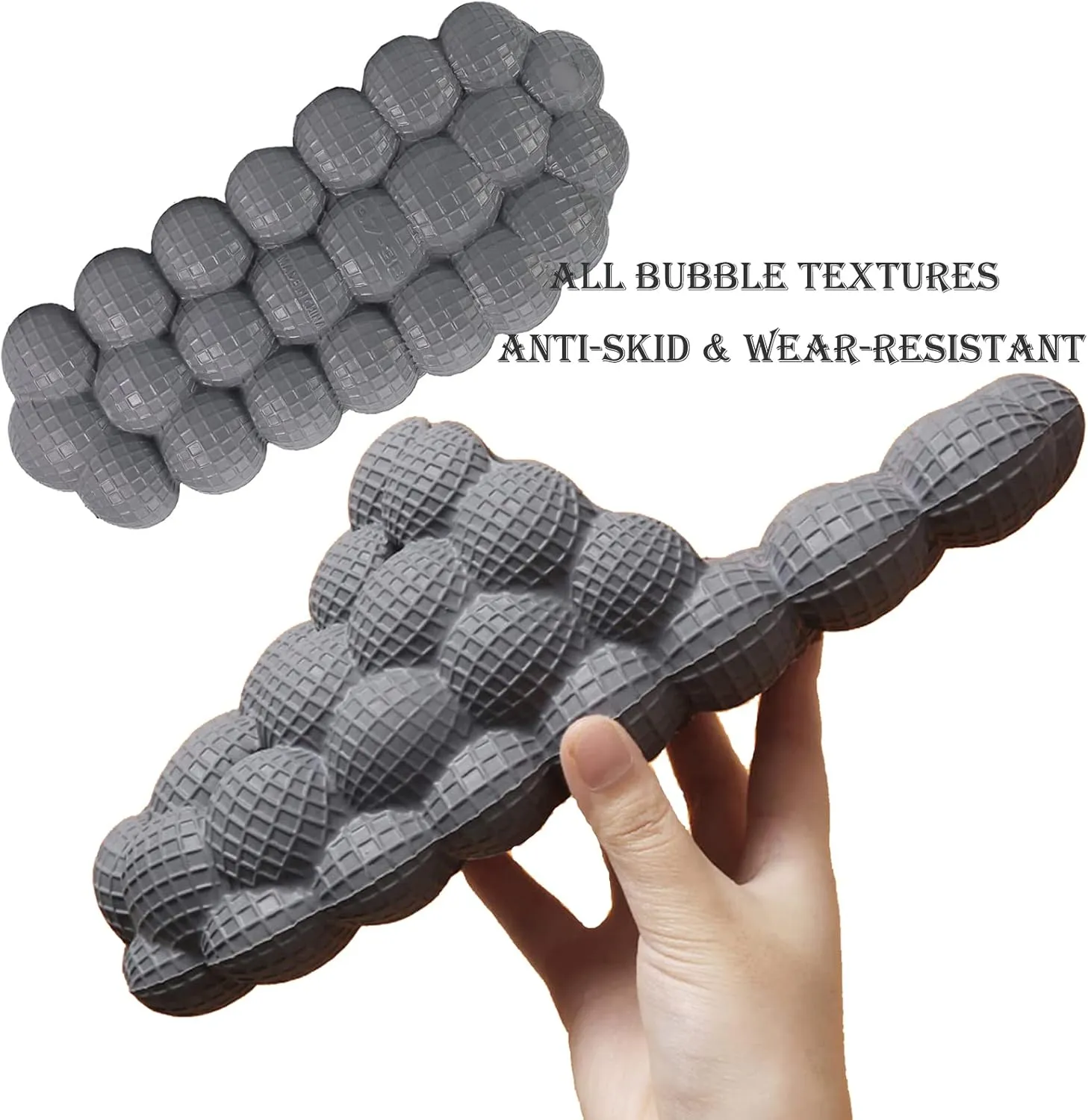 Bubble Slippers for Women Men, Funny Massage Golf Ball Slides, Cloud Cushion Thick Sole Spa, Non-slip Stress Relief Reflexology Sandals, Shower Bedroom