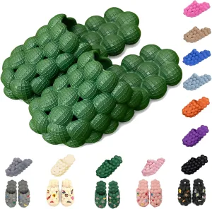 Bubble Slippers for Women Men, Funny Massage Golf Ball Slides, Cloud Cushion Thick Sole Spa, Non-slip Stress Relief Reflexology Sandals, Shower Bedroom