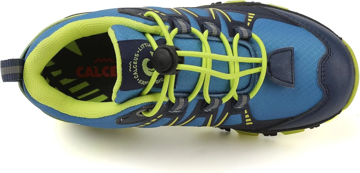 Calceus Boys Hiking Shoes, Hiking Boots, Sneaker Shoes, Kids Anti Collision Non Slip Running Boots, Outdoor Trekking Walking Climbing Hiking