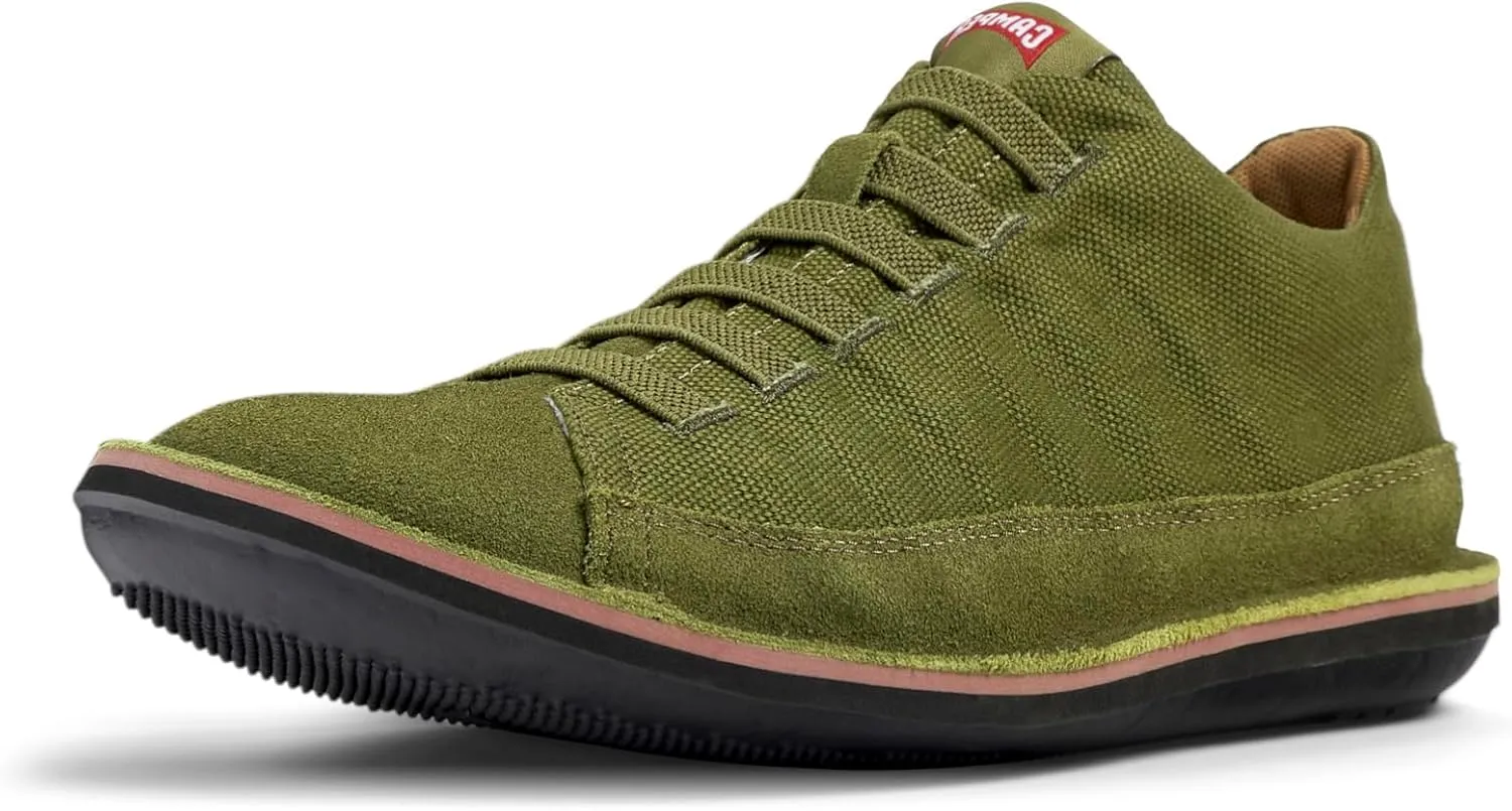 Camper Beetle Basket Bootie Casual Shoes for Men - Ultra-Comfortable Leather and Textile Men’s Shoes with Breathable Lining & Lightweight EVA Outsoles