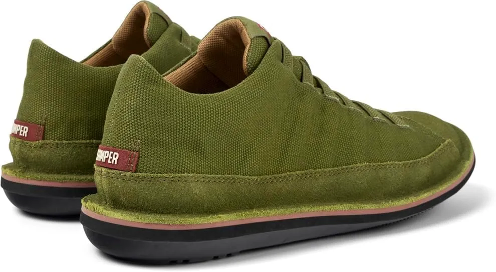 Camper Beetle Basket Bootie Casual Shoes for Men - Ultra-Comfortable Leather and Textile Men’s Shoes with Breathable Lining & Lightweight EVA Outsoles